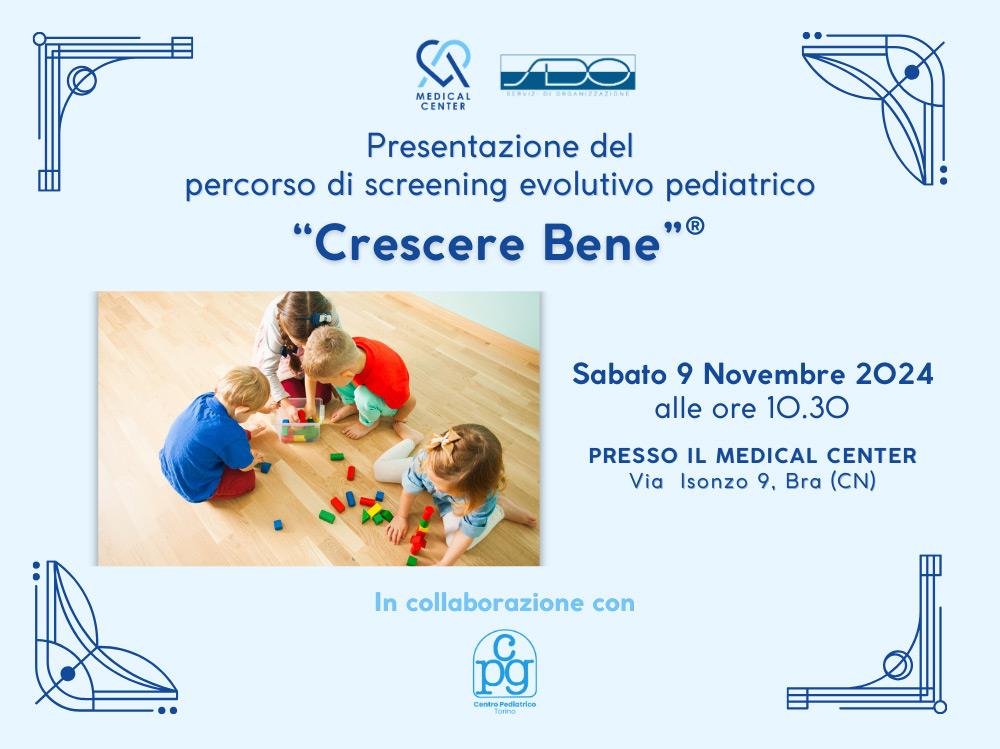 “Crescere Bene” al Medical Center